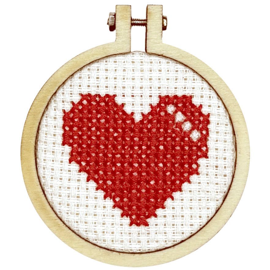 Be my Valentine Mini Matchbox Cross Stitch Kit