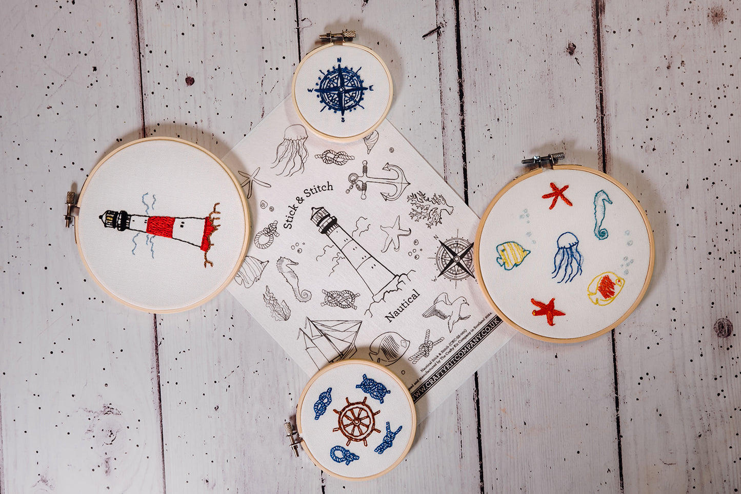 Nautical Stick & Stitch Embroidery