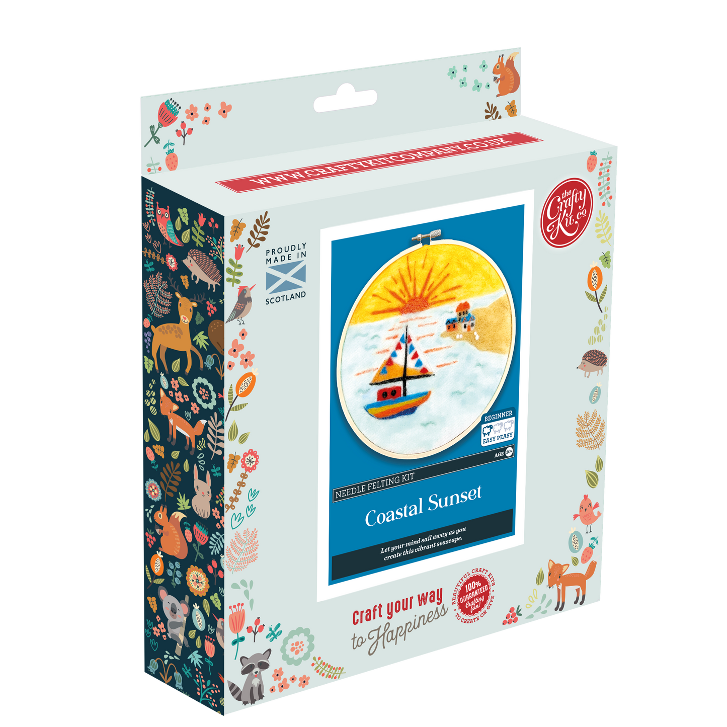 Coastal Sunset Needle Felting Kit