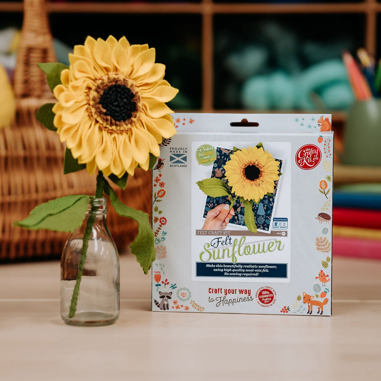 Felt Sunflower Craft Kit