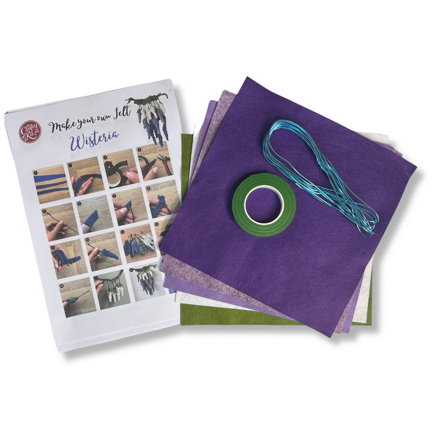 Felt Wisteria Flower Craft Kit