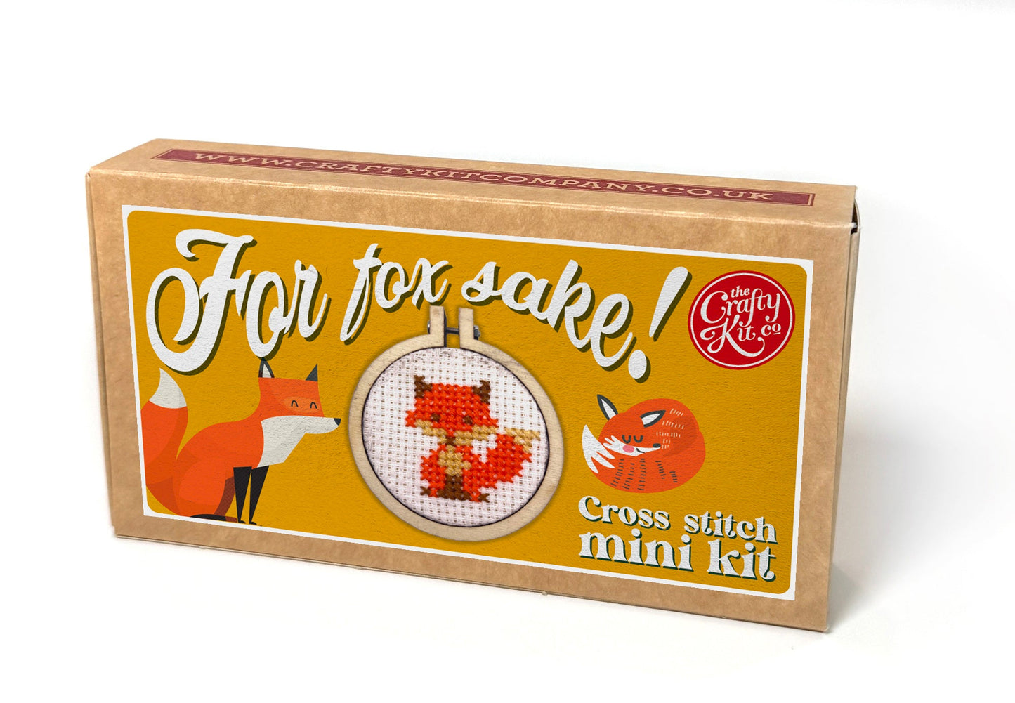 For Fox Sake Mini Matchbox Cross Stitch Kit