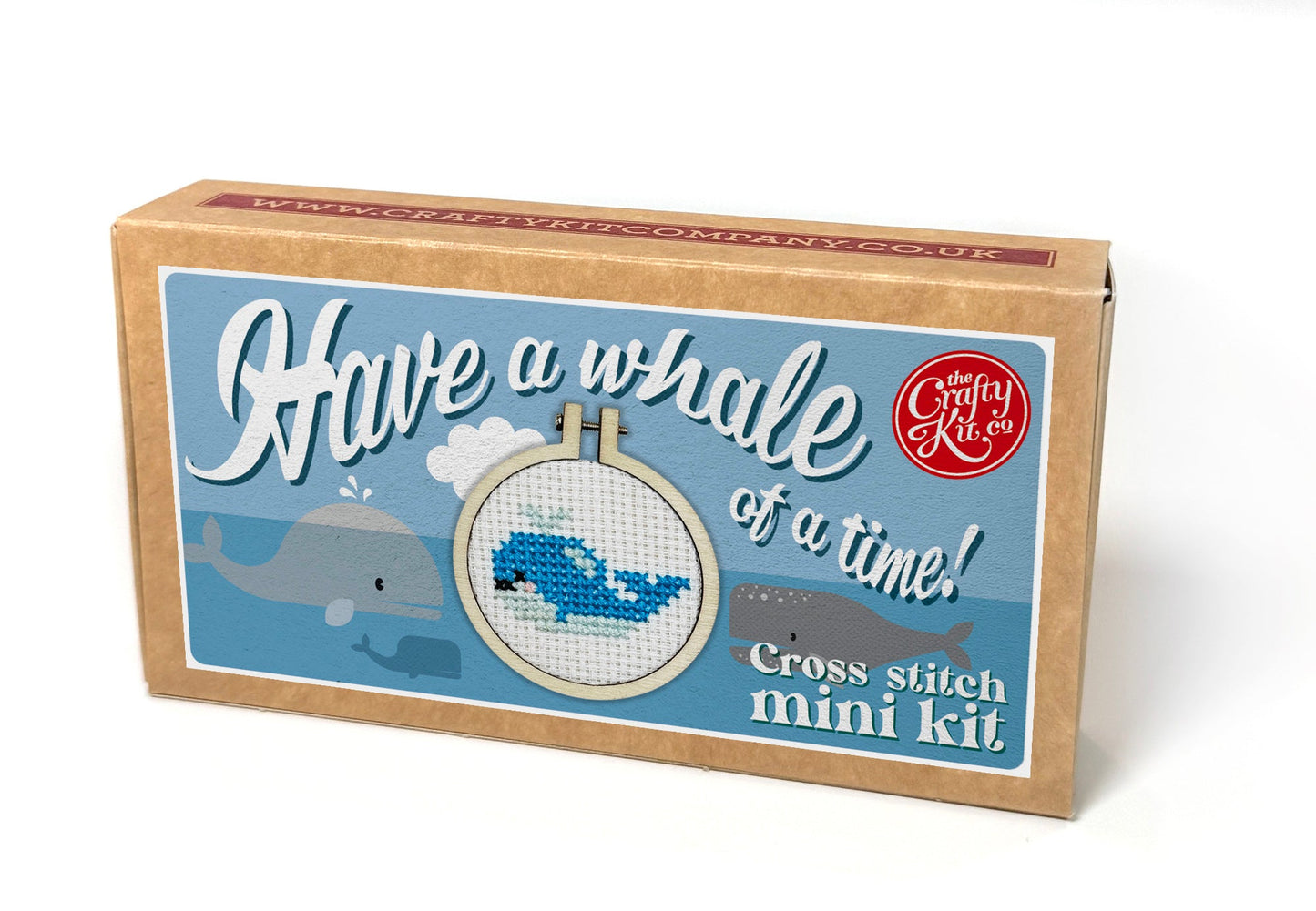 Have a Whale of a Time! Mini Matchbox Cross Stitch Kit