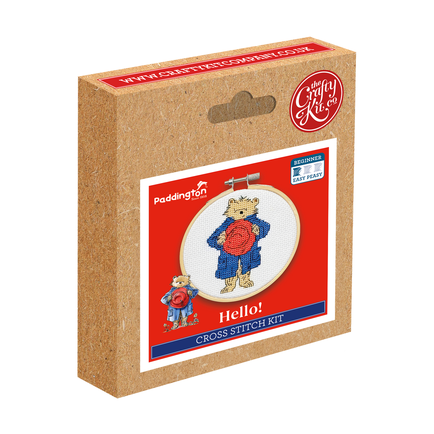 Paddington -  Hello!  Mini Cross Stitch Kit