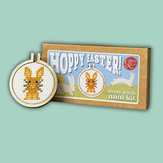 Hoppy Easter Mini Matchbox Cross Stitch Kit
