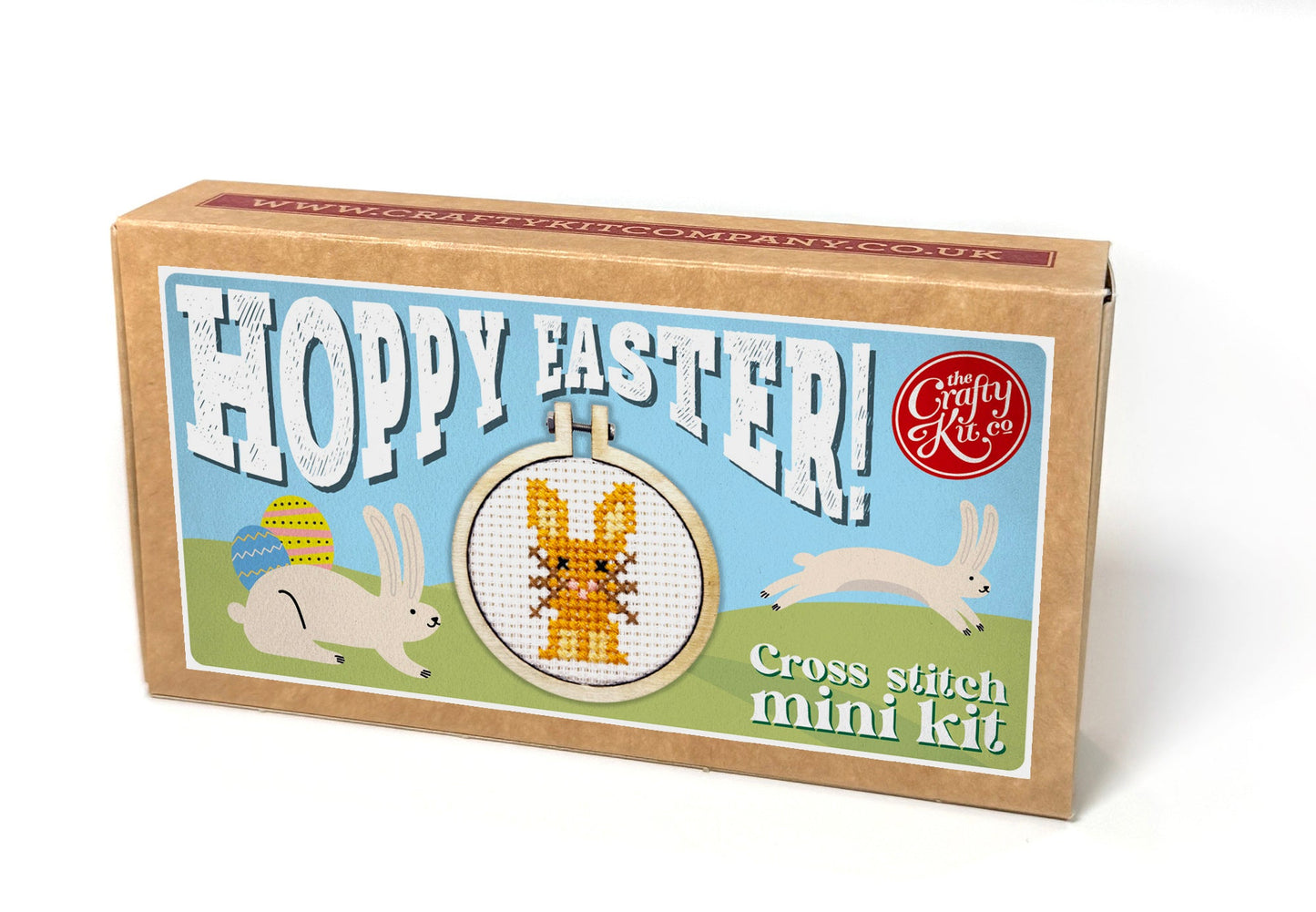 Hoppy Easter Mini Matchbox Cross Stitch Kit