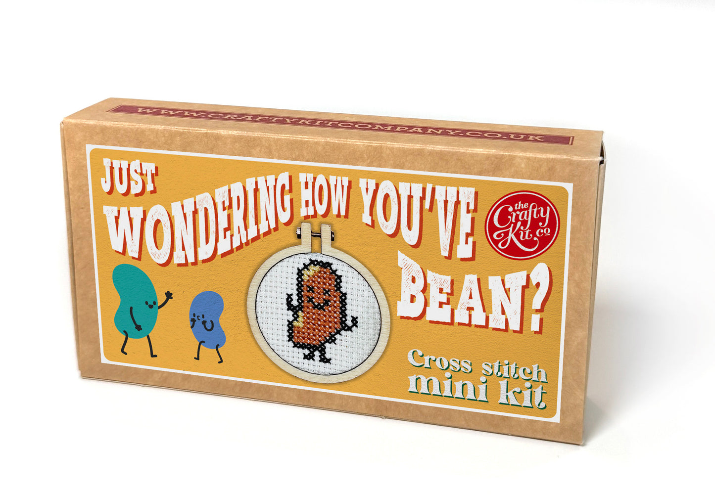 Just Wondering How You've Bean? Mini Matchbox Cross Stitch Kit