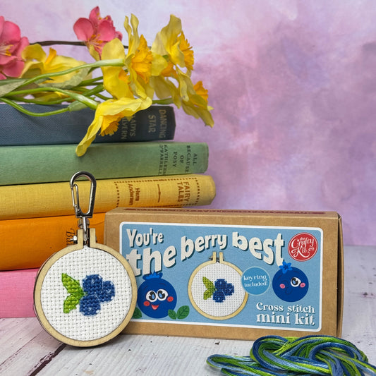 You're the Berry Best Mini Matchbox Cross Stitch Kit