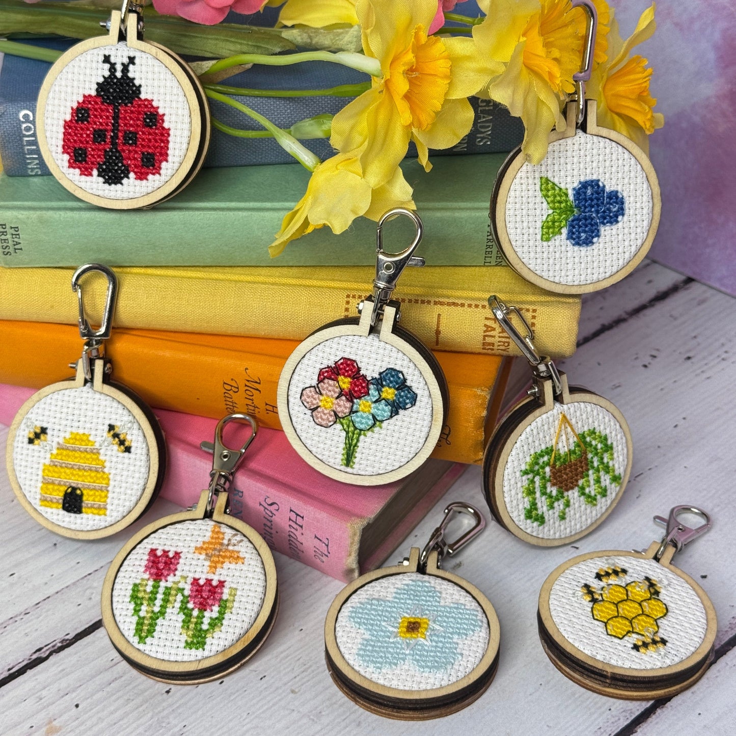 You Grow Girl! Mini Matchbox Cross Stitch Kit