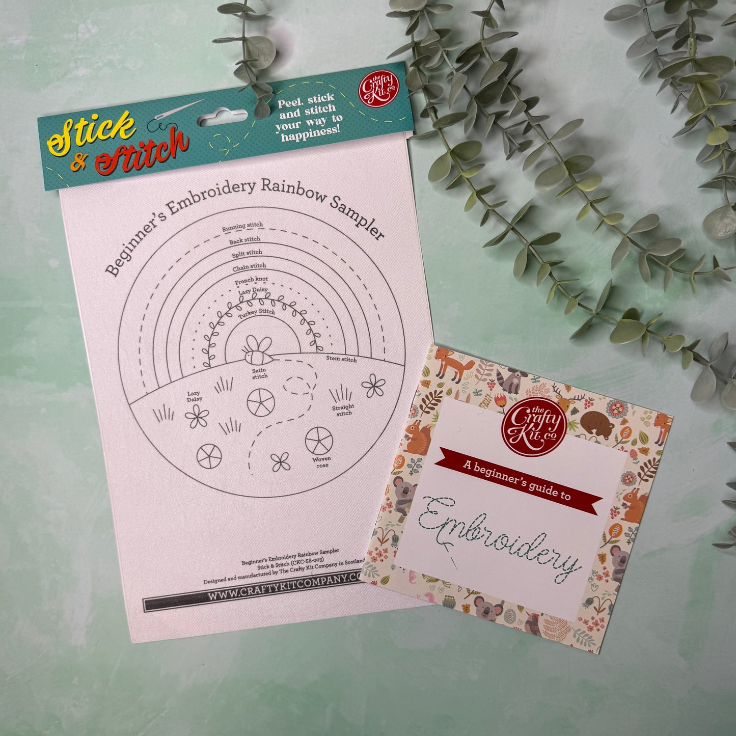 Rainbow Sampler Stick & Stitch Embroidery