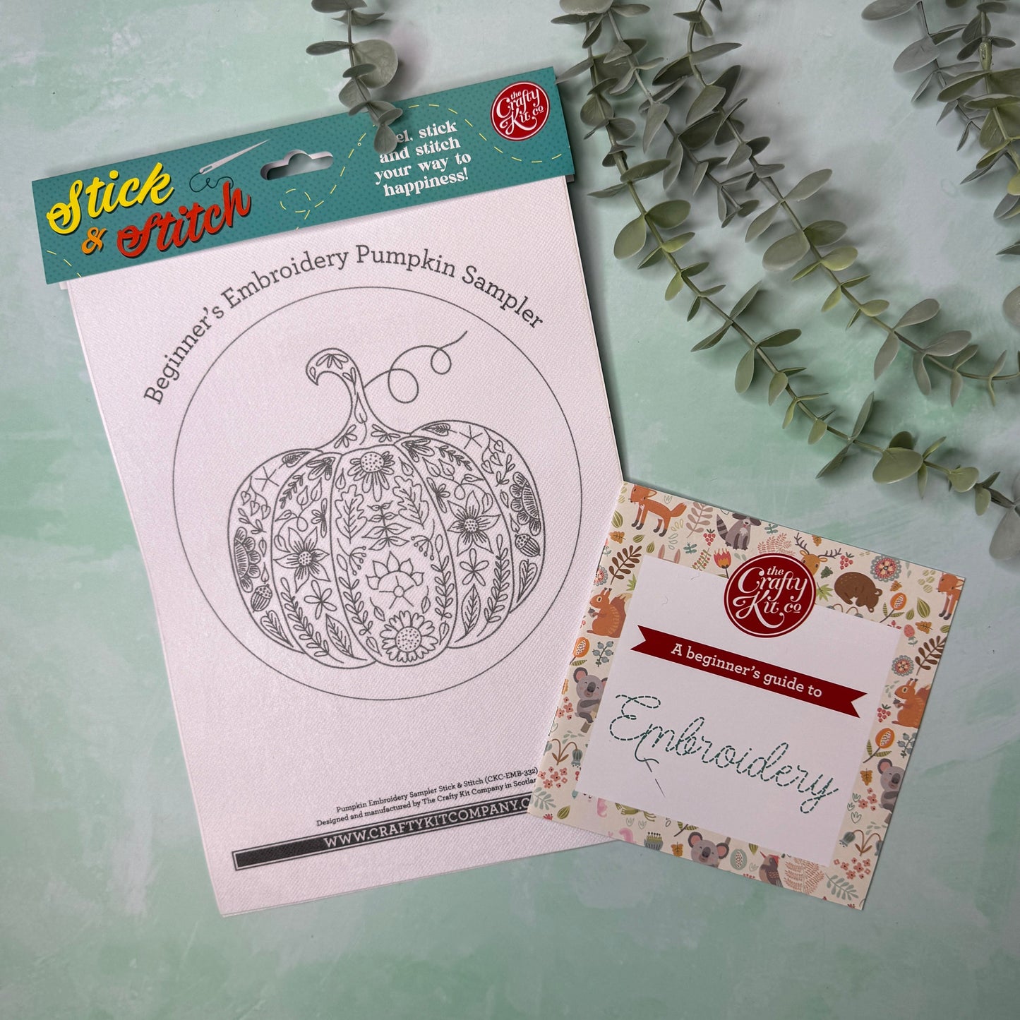 Pumpkin Sampler Stick & Stitch Embroidery