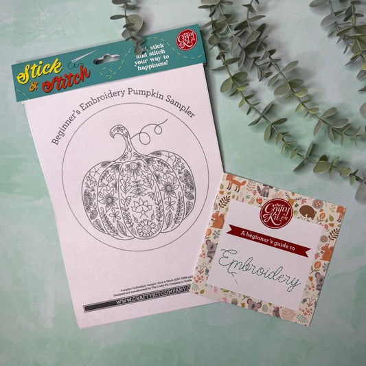 Pumpkin Sampler Stick & Stitch Embroidery