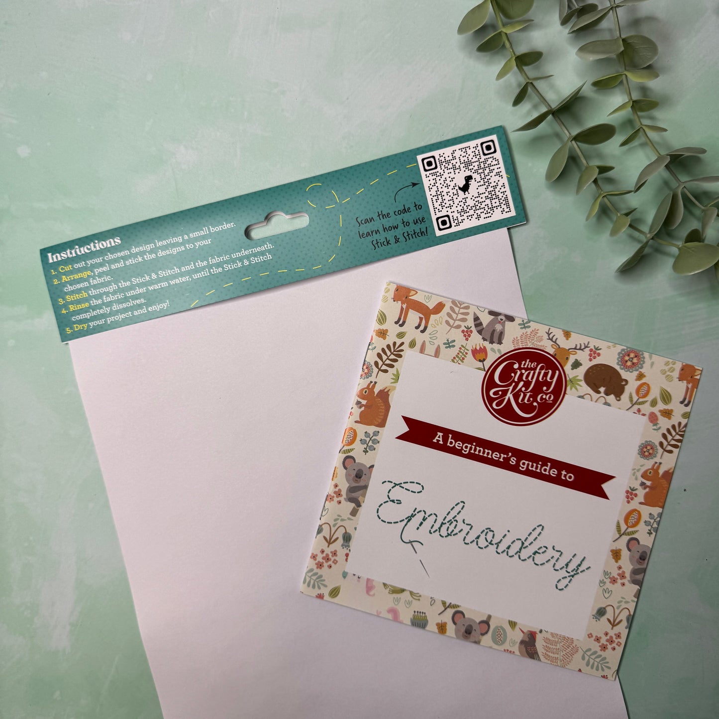 Flower Posies Stick & Stitch Embroidery