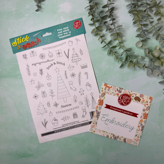 Festive Stick & Stitch Embroidery