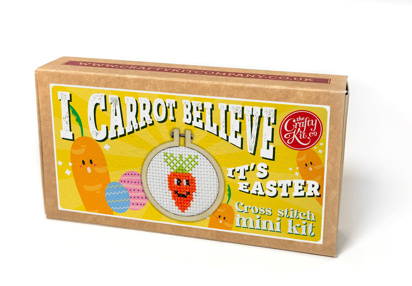 I Carrot Believe It's Easter Mini Matchbox Cross Stitch Kit