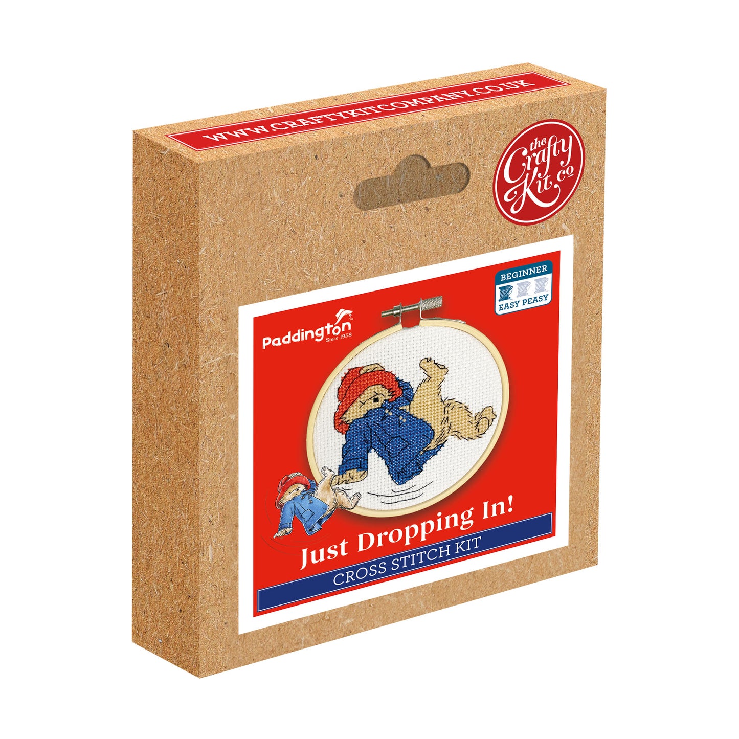 Paddington - Just Dropping In! Mini Cross Stitch Kit
