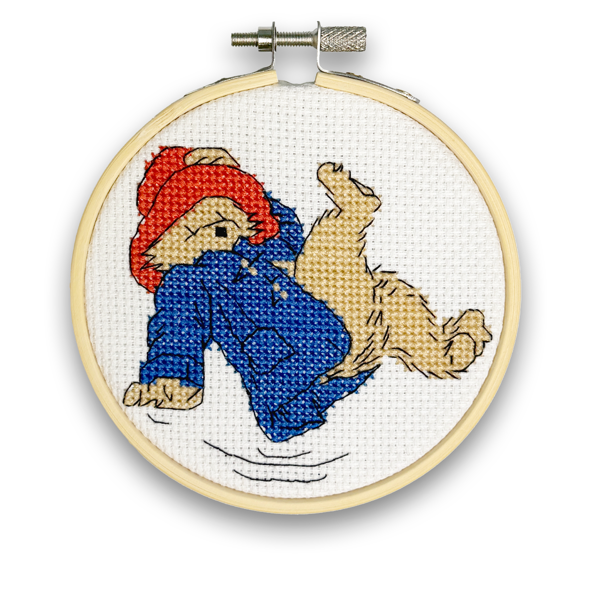 Paddington -  Just Dropping In!  Mini Cross Stitch Kit