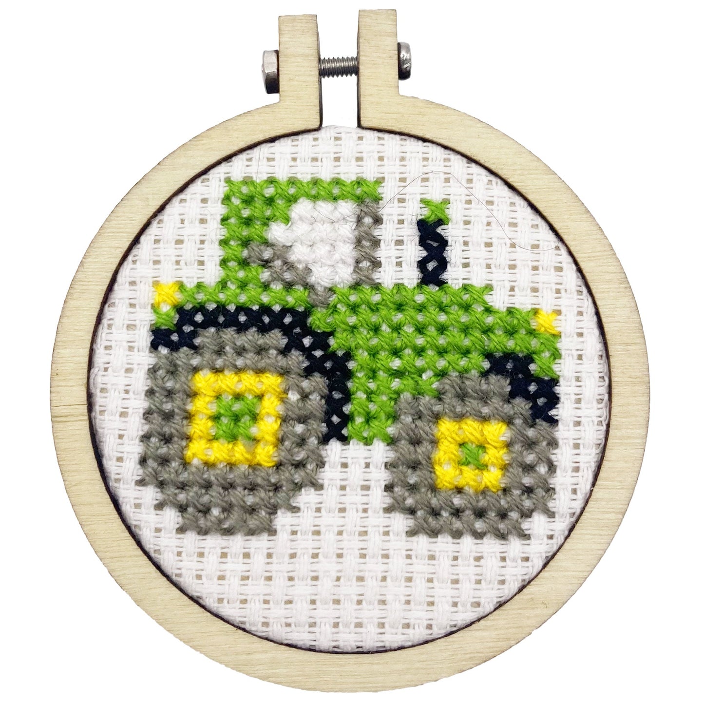 Keep Calm and Plough On! Mini Matchbox Cross Stitch Kit