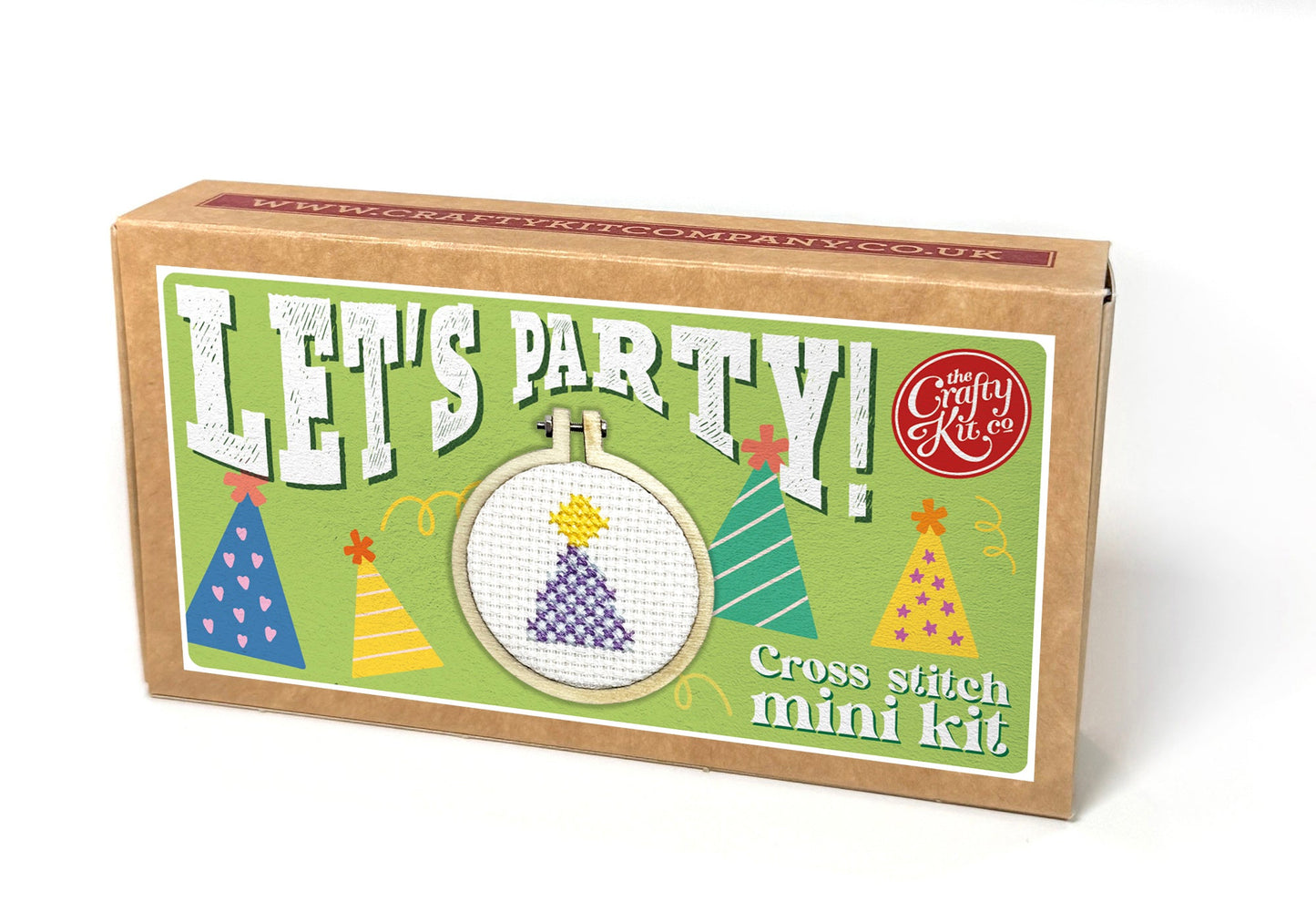 Let's Party! Mini Matchbox Cross Stitch Kit
