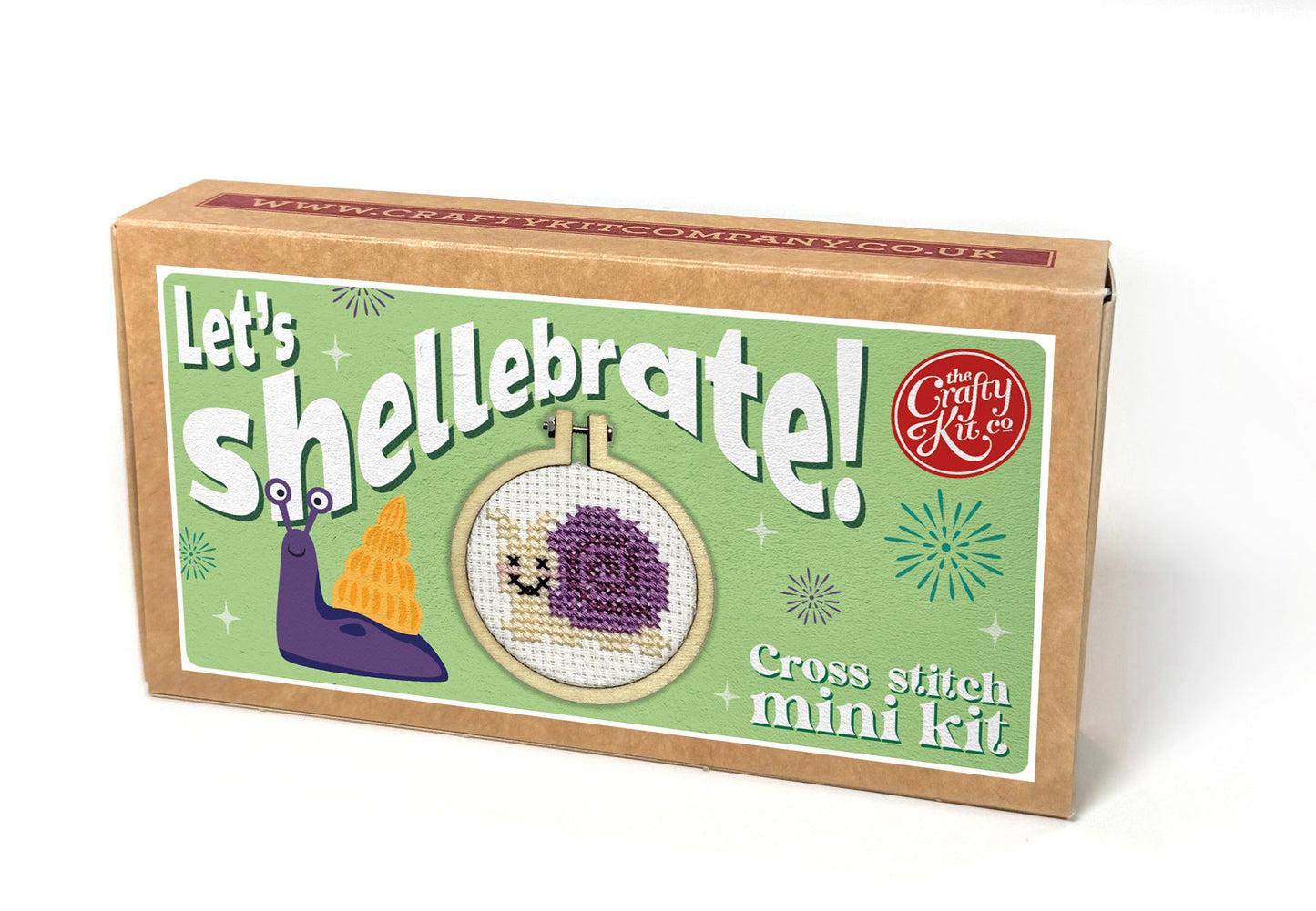 Let's Shellebrate! Mini Matchbox Cross Stitch Kit