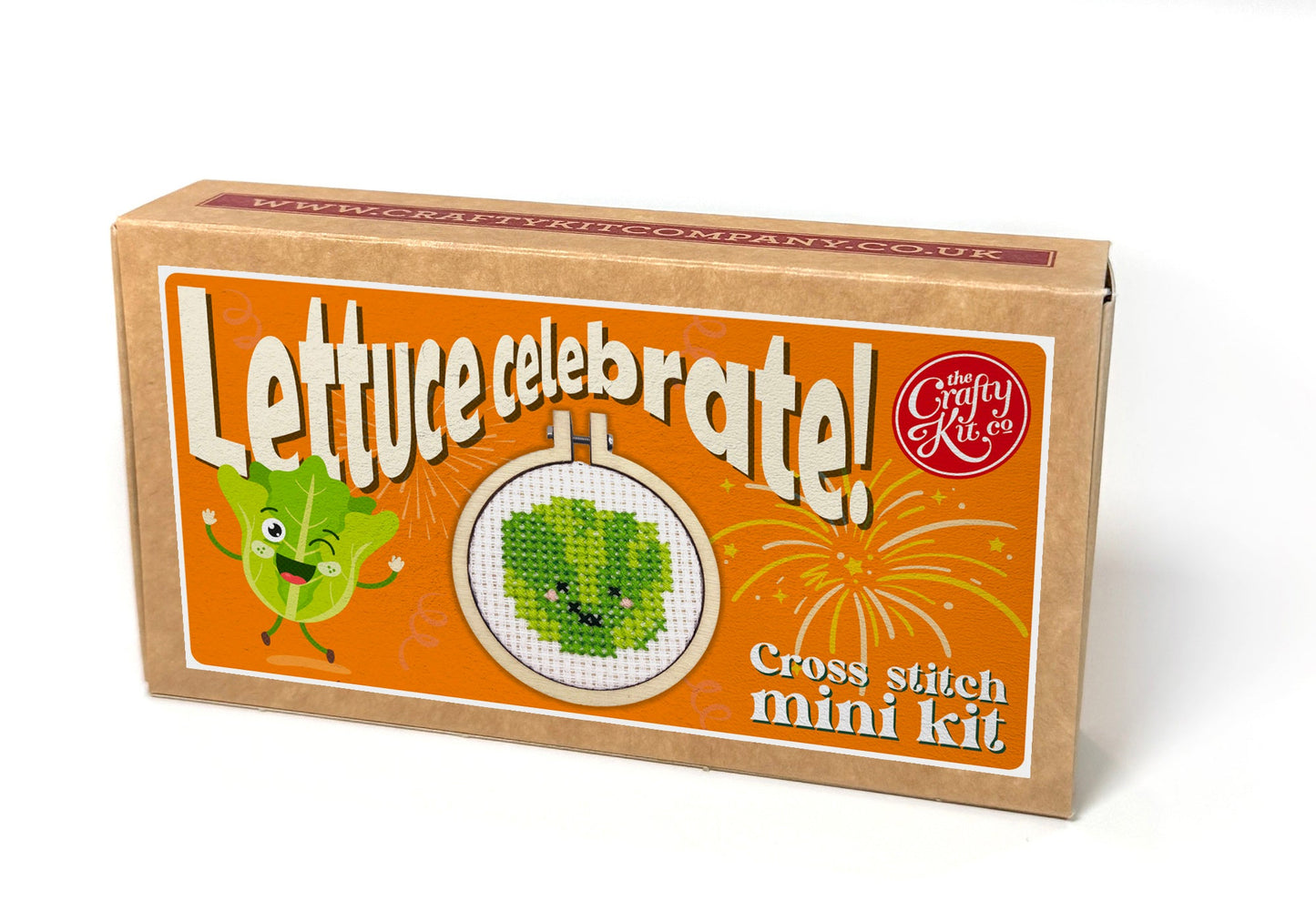 Lettuce Celebrate! Mini Matchbox Cross Stitch Kit