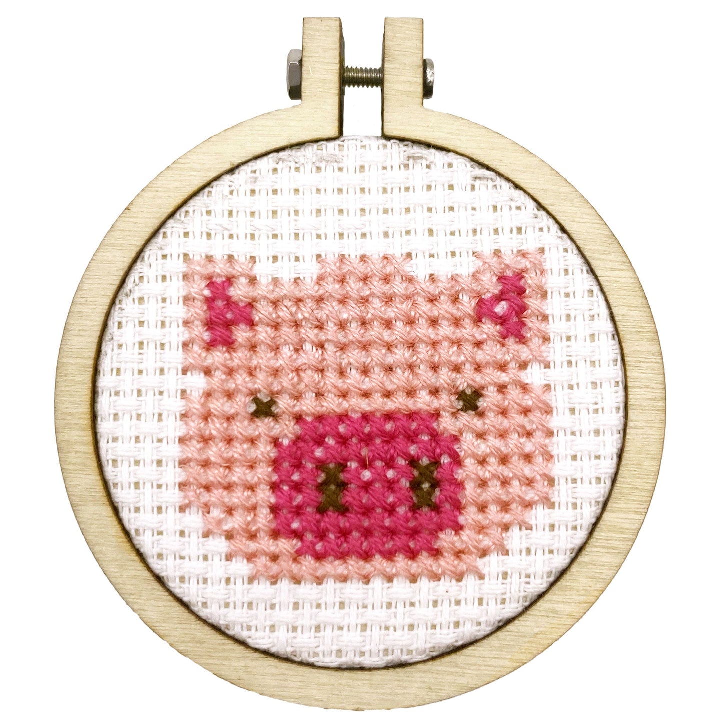 Missing You Pig Time Mini Matchbox Cross Stitch Kit