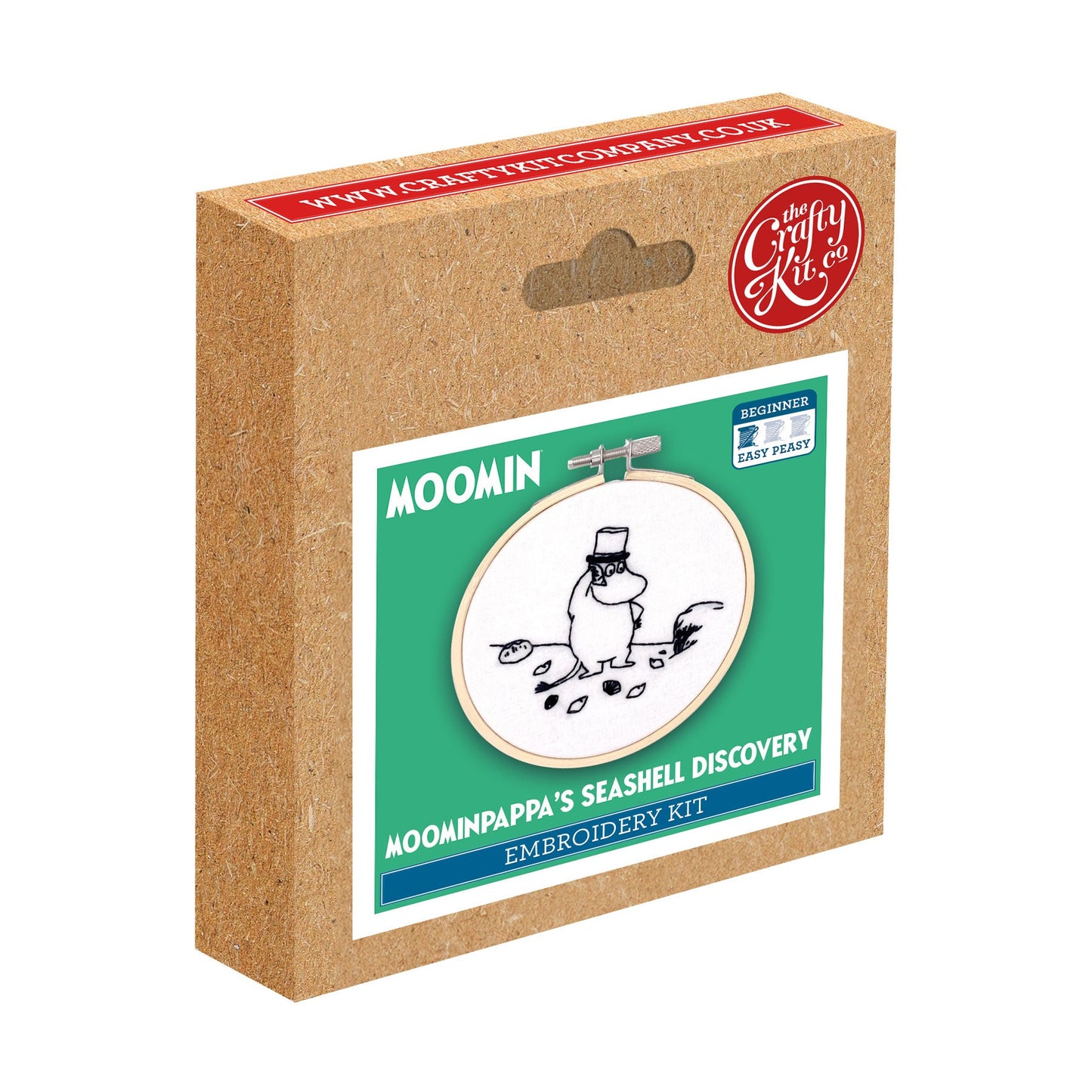 Moominpappa's Seashell Discovery Mini Embroidery Kit