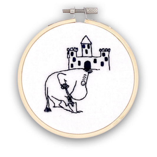 Moomintroll's Beach Day Fun Mini Embroidery Kit