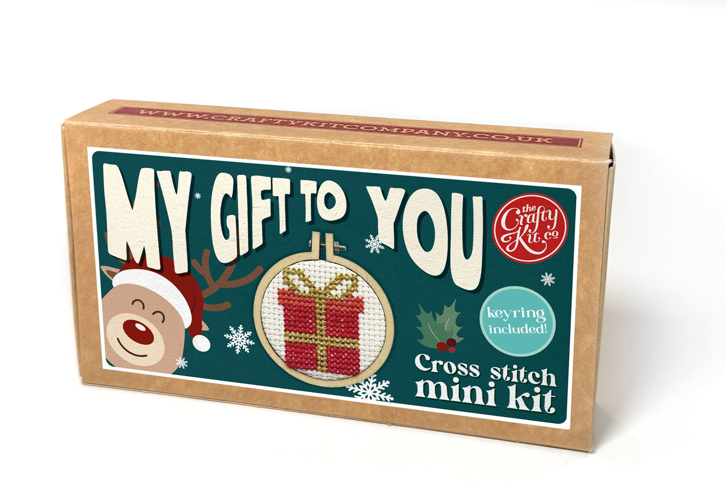 My Gift To You Mini Matchbox Christmas Cross Stitch Kit