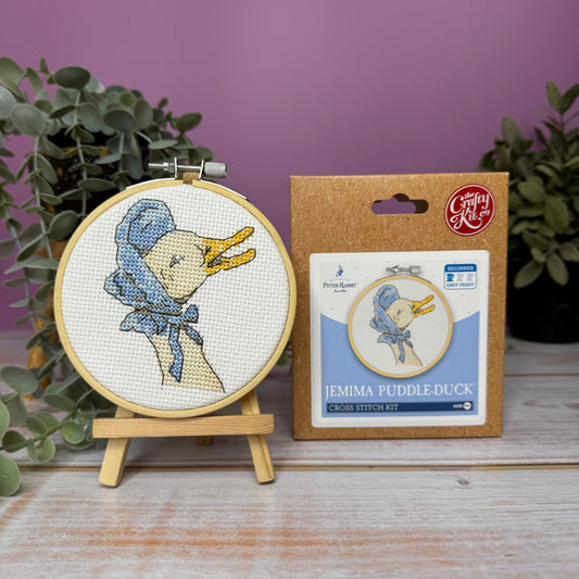 Beatrix Potter - Jemima Puddleduck Mini Cross Stitch Kit
