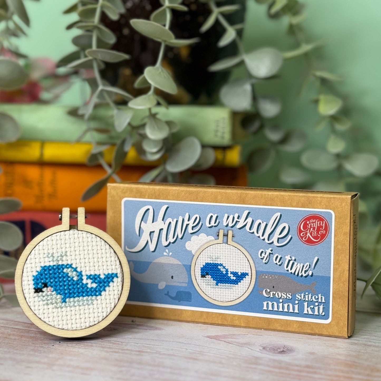 Have a Whale of a Time! Mini Matchbox Cross Stitch Kit