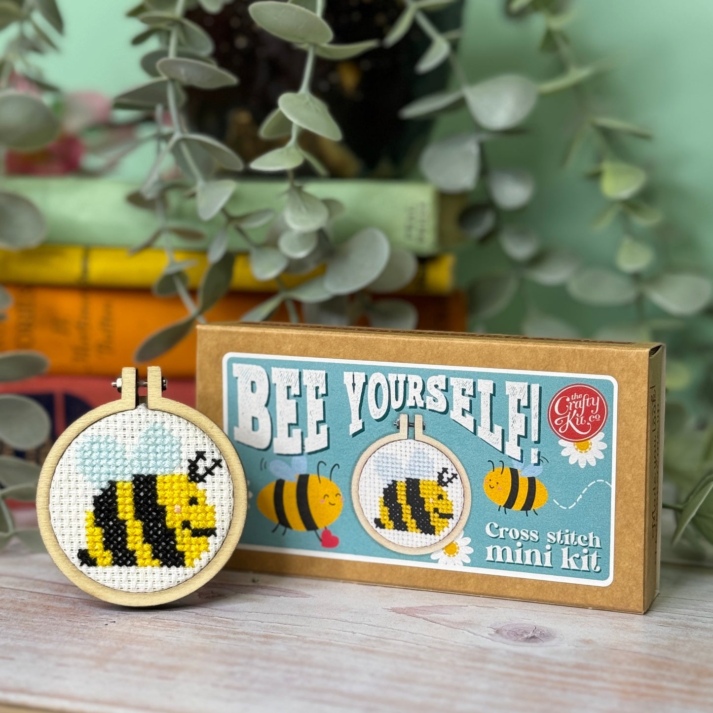 Bee Yourself! Mini Matchbox Cross Stitch Kit