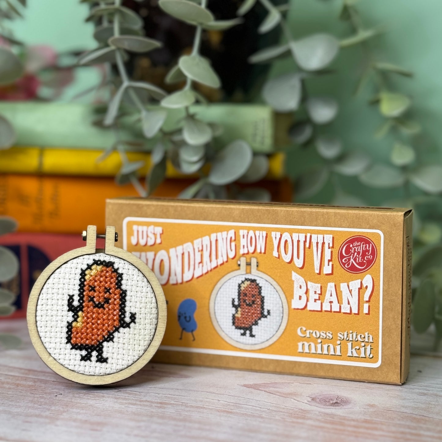 Just Wondering How You've Bean? Mini Matchbox Cross Stitch Kit