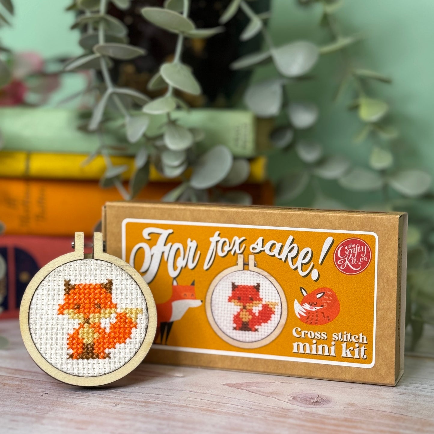 For Fox Sake Mini Matchbox Cross Stitch Kit