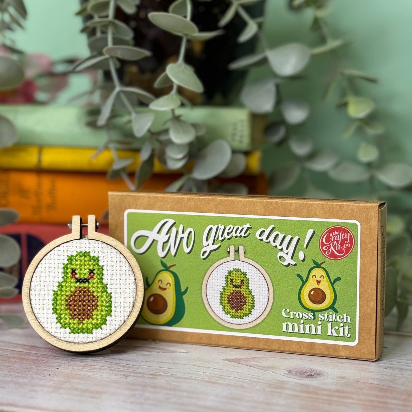 Avo Great Day! Mini Matchbox Cross Stitch Kit