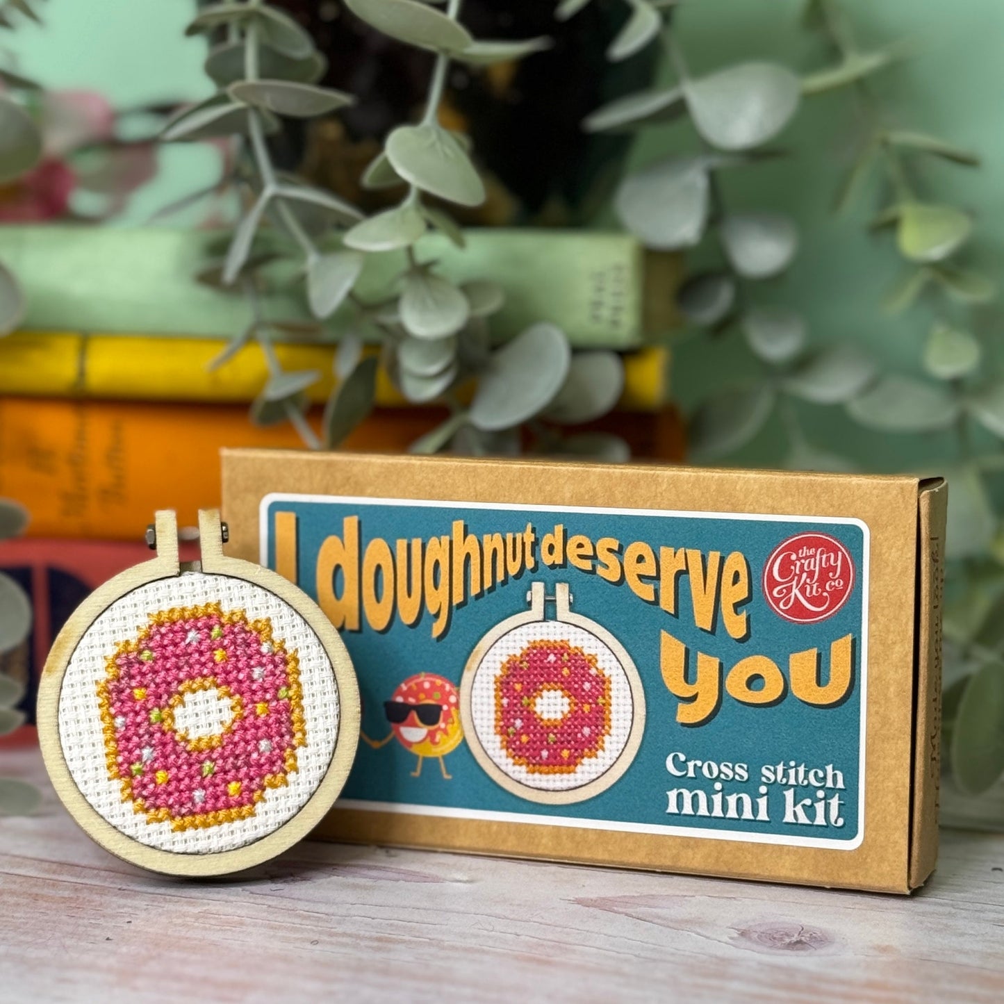 I Doughnut Deserve You Mini Matchbox Cross Stitch Kit
