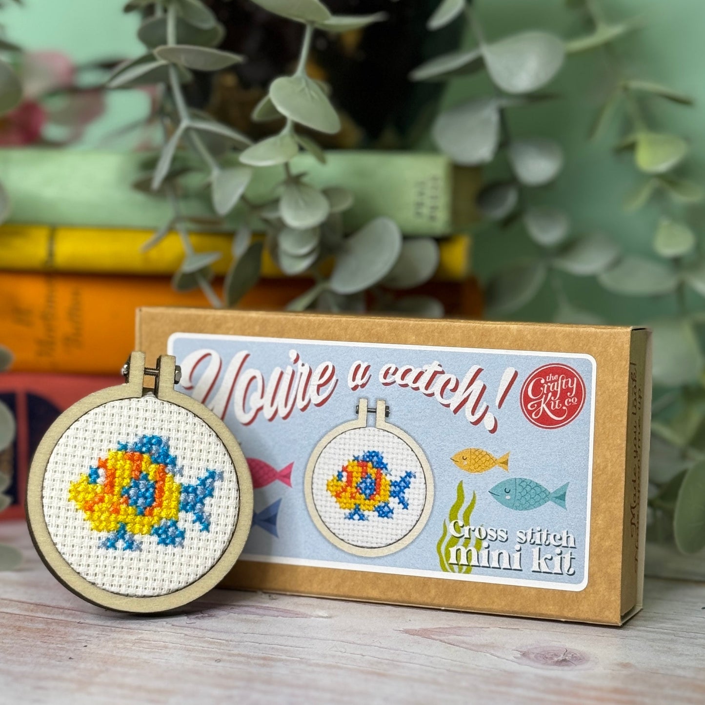 You're a Catch! Mini Matchbox Cross Stitch Kit
