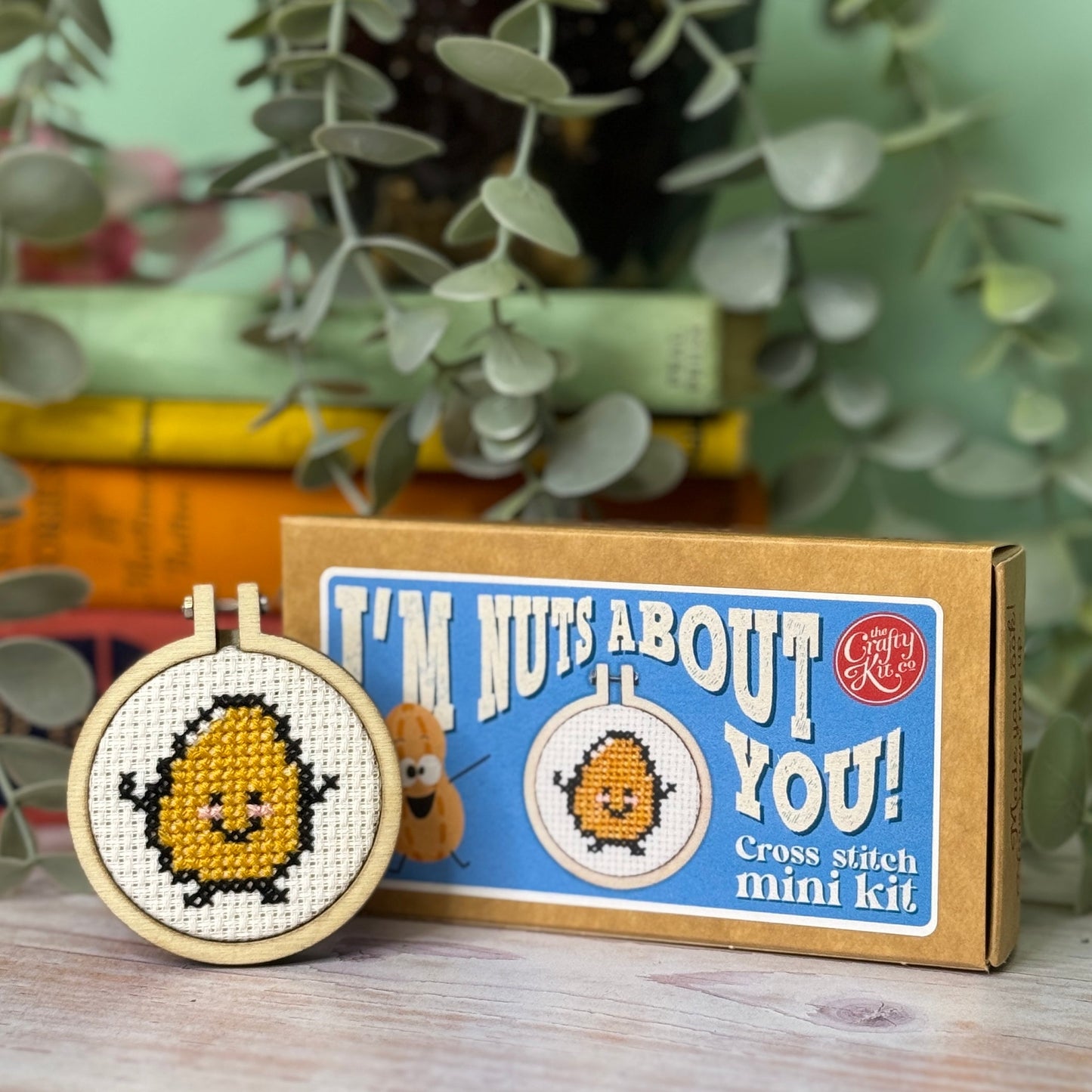 I'm Nuts About You! Mini Matchbox Cross Stitch Kit