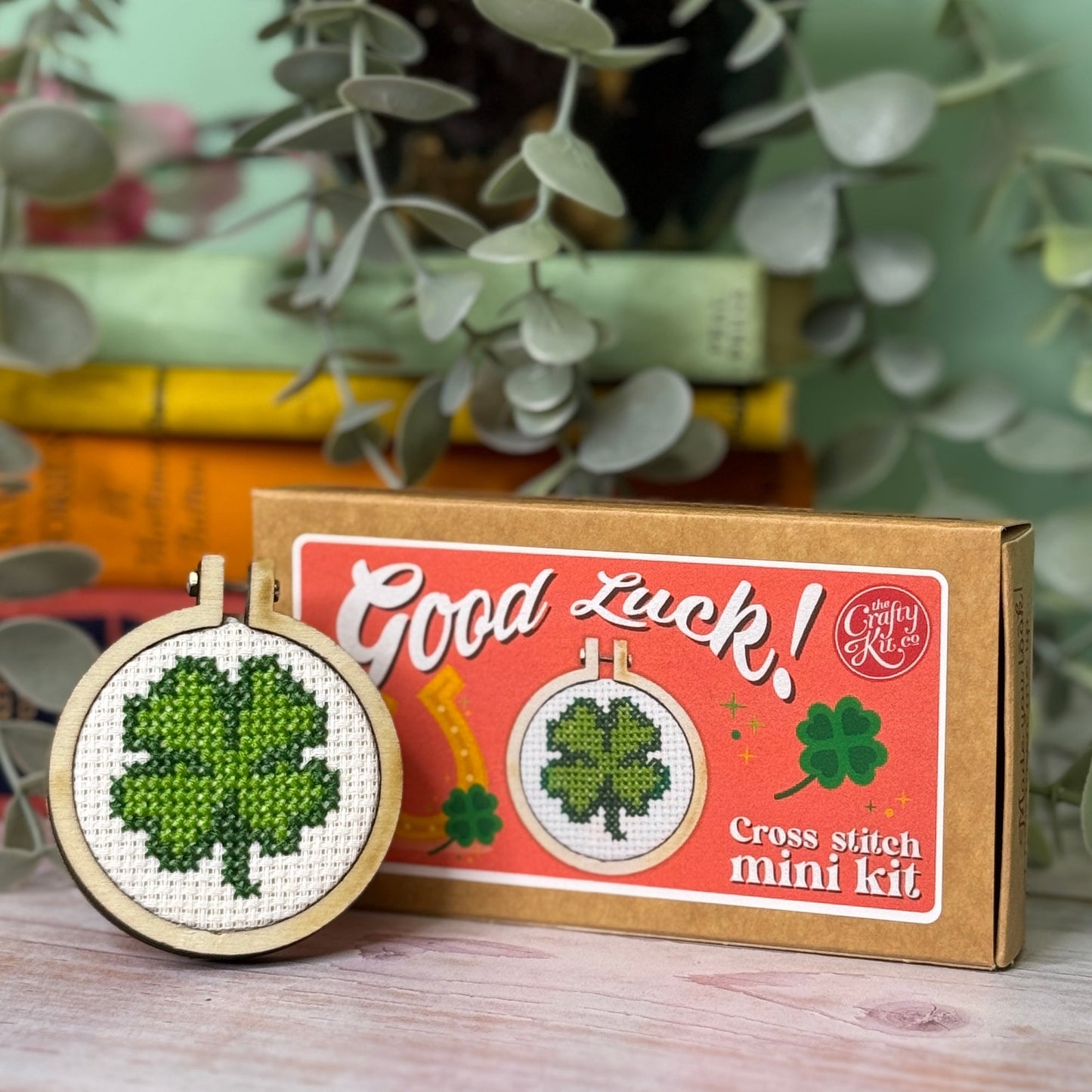 Good Luck Mini Matchbox Cross Stitch Kit