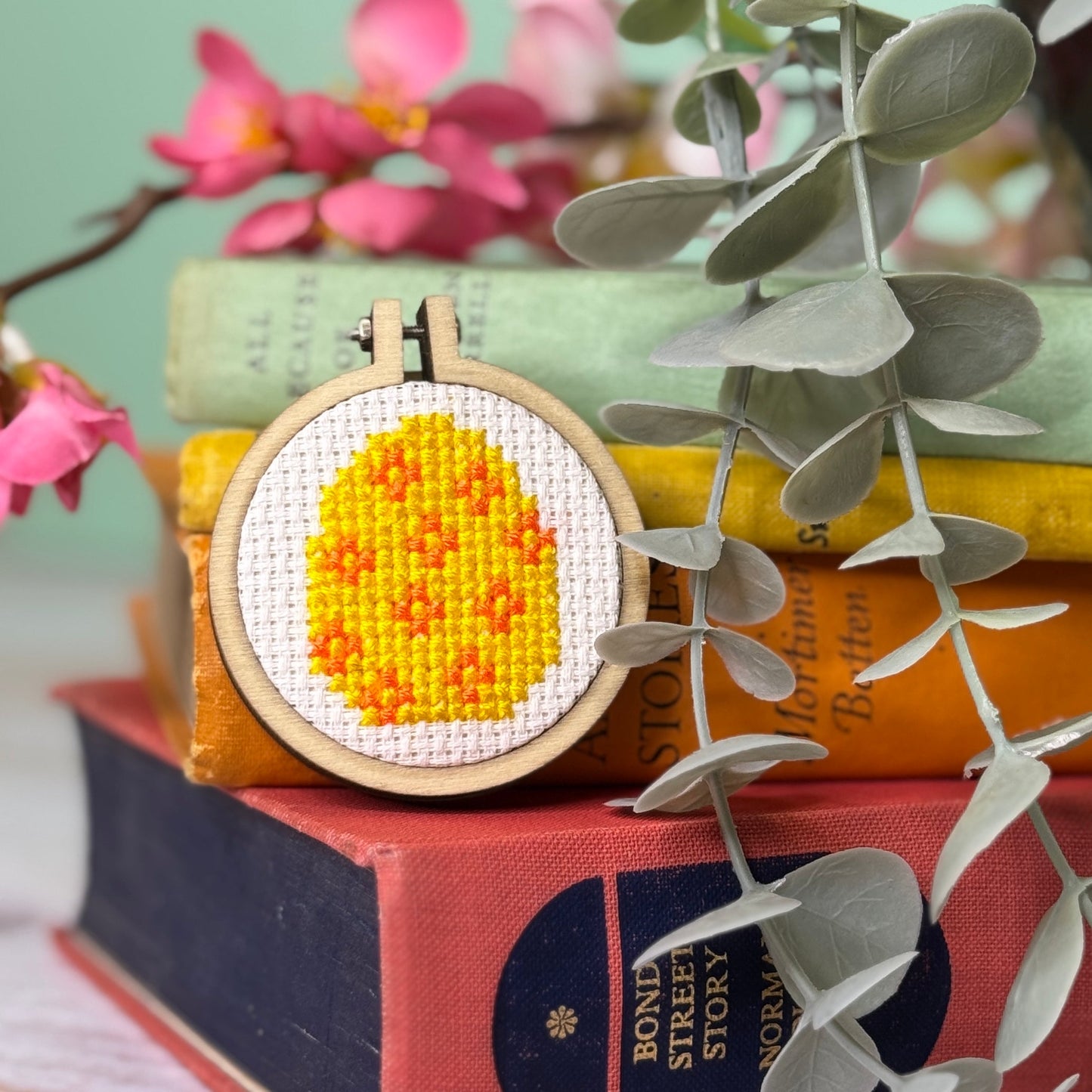 Happy Easter! Mini Matchbox Cross Stitch Kit