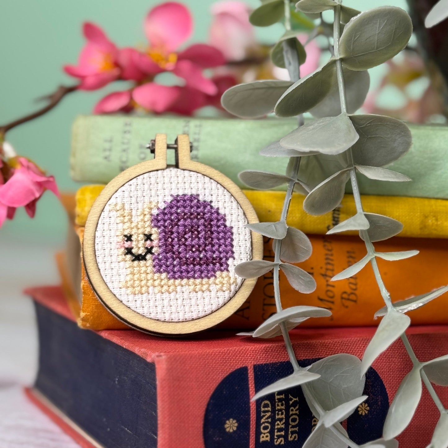 Let's Shellebrate! Mini Matchbox Cross Stitch Kit