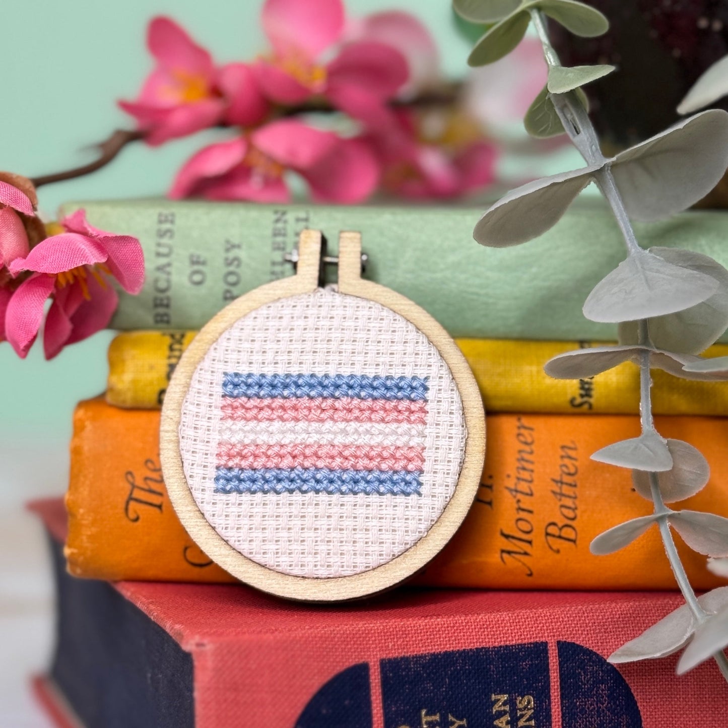 Live Loud, Live Proud! Mini Matchbox Cross Stitch Kit