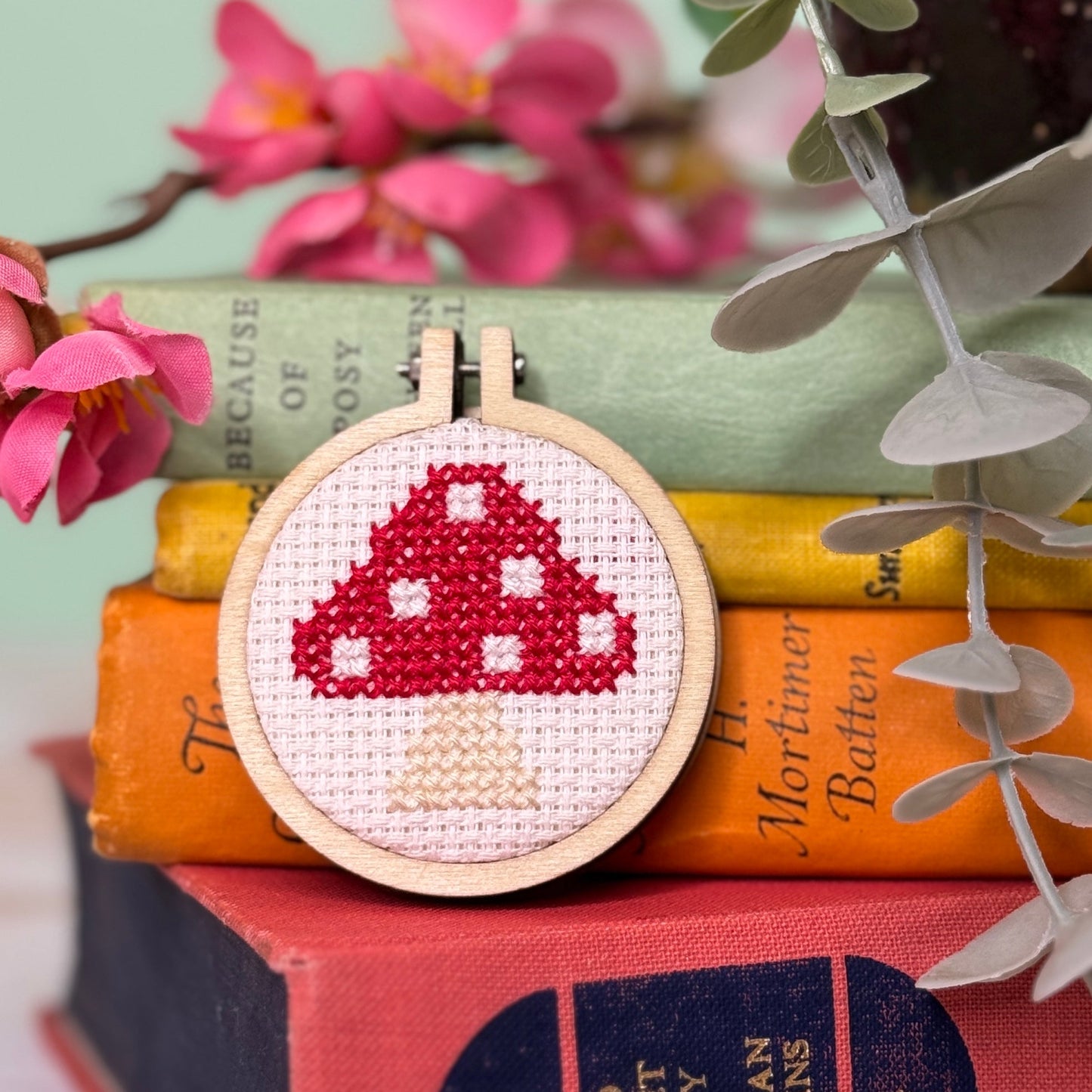 You're a Fungi! Mini Matchbox Cross Stitch Kit