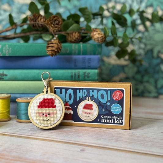 Ho Ho Ho! Mini Matchbox Christmas Cross Stitch Kit