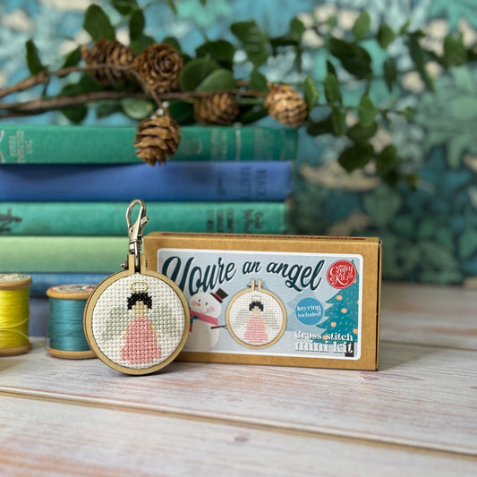You're an Angel Mini Matchbox Christmas Cross Stitch Kit