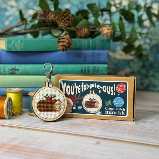 You're Fab-yule-ous! Mini Matchbox Christmas Cross Stitch Kit