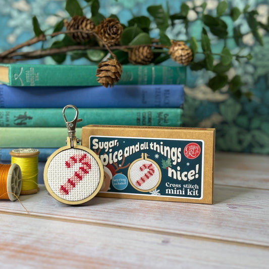 Sugar, Spice and All Things Nice! Mini Matchbox Christmas Cross Stitch Kit