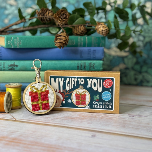 My Gift To You Mini Matchbox Christmas Cross Stitch Kit