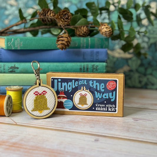 Jingle All The Way Mini Matchbox Christmas Cross Stitch Kit