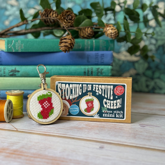 Stocking Up On Festive Cheer! Mini Matchbox Christmas Cross Stitch Kit